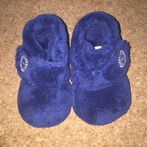Blue UGG baby booties
